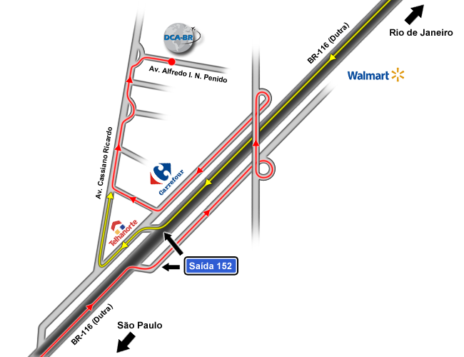 Como chegar à DCA-BR